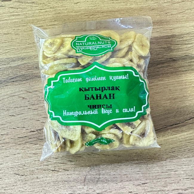 "NATURALNATS" Банан чипсы 200 гр.